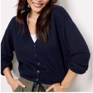 Evereve Splendid Bella cardigan navy NWT small s